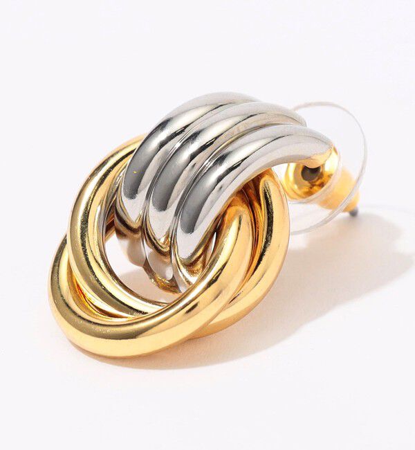 TOMORROWLAND GOODS「Kenneth Jay Lane S&G knot ピアス」|ピアス|