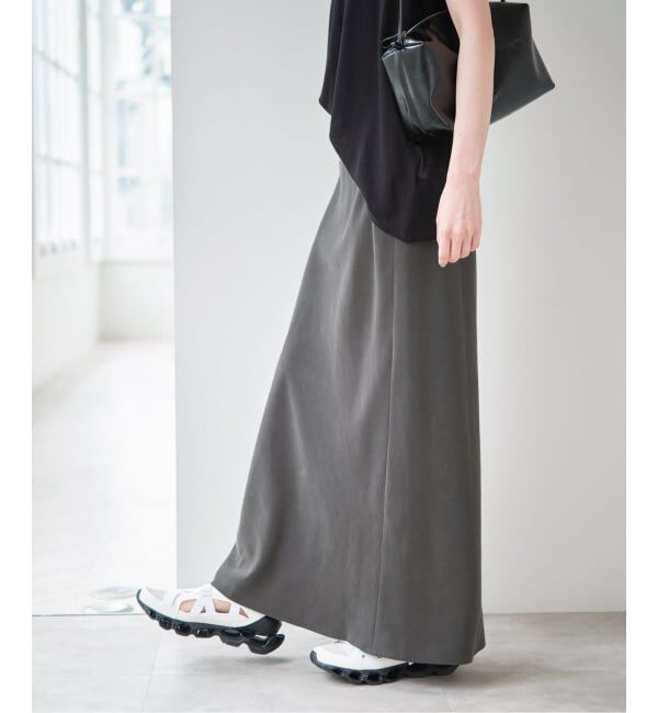 U by SPICK&SPAN「フィブリルロングスカート」|スカート|