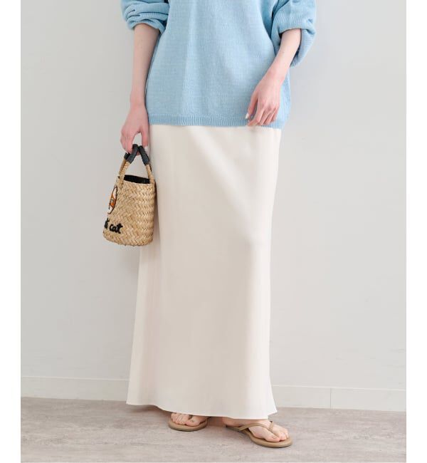 U by SPICK&SPAN「フィブリルロングスカート」|スカート|