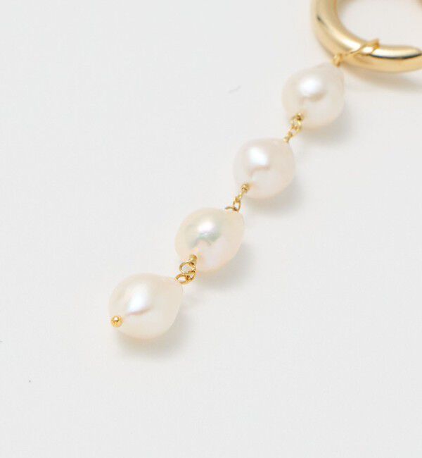 BEAUTY&YOUTH UNITED ARROWS「＜Causerie＞淡水パール フープイヤリング」|イヤリング|