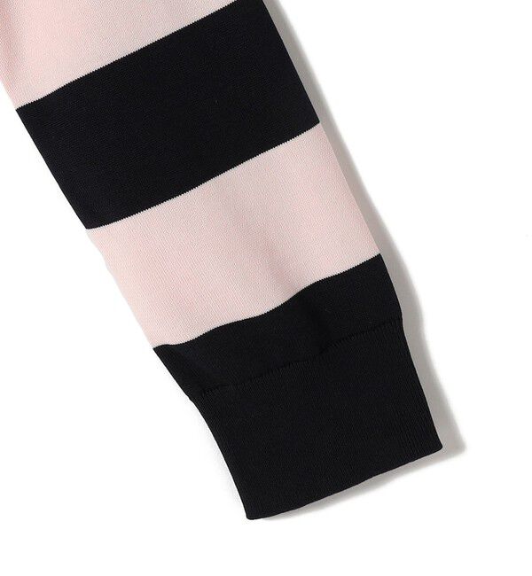 SHIPS for women「SHIPS Primary Navy Label:ガス コットン ワイド ボーダー クルーネック」|ニット・セーター|