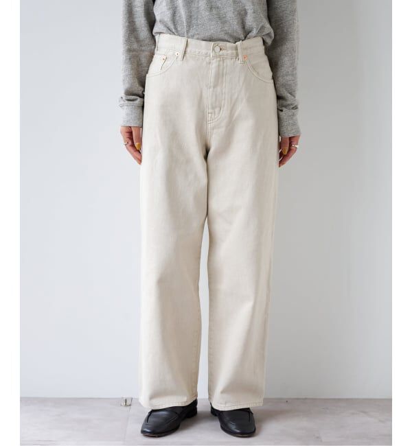 OUTDOOR PRODUCTS Usual Things「ULTフェードデニムハイライズルーズ5PKT」|デニム|