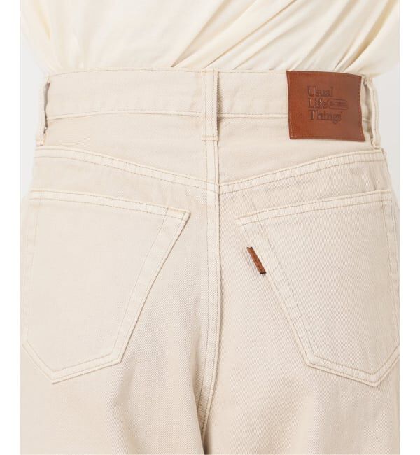 OUTDOOR PRODUCTS Usual Things「ULTフェードデニムハイライズルーズ5PKT」|デニム|