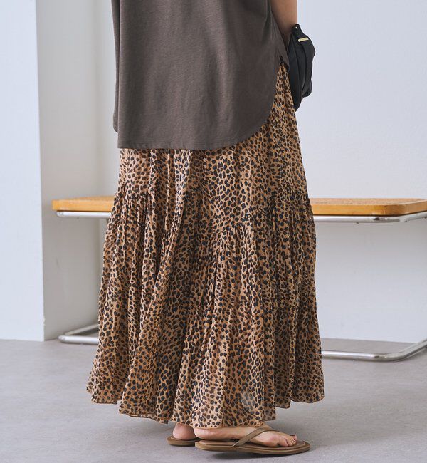  「予約【7色展開/手洗い可/裏地あり】クリンクルボイルギャザースカート」|スカート|