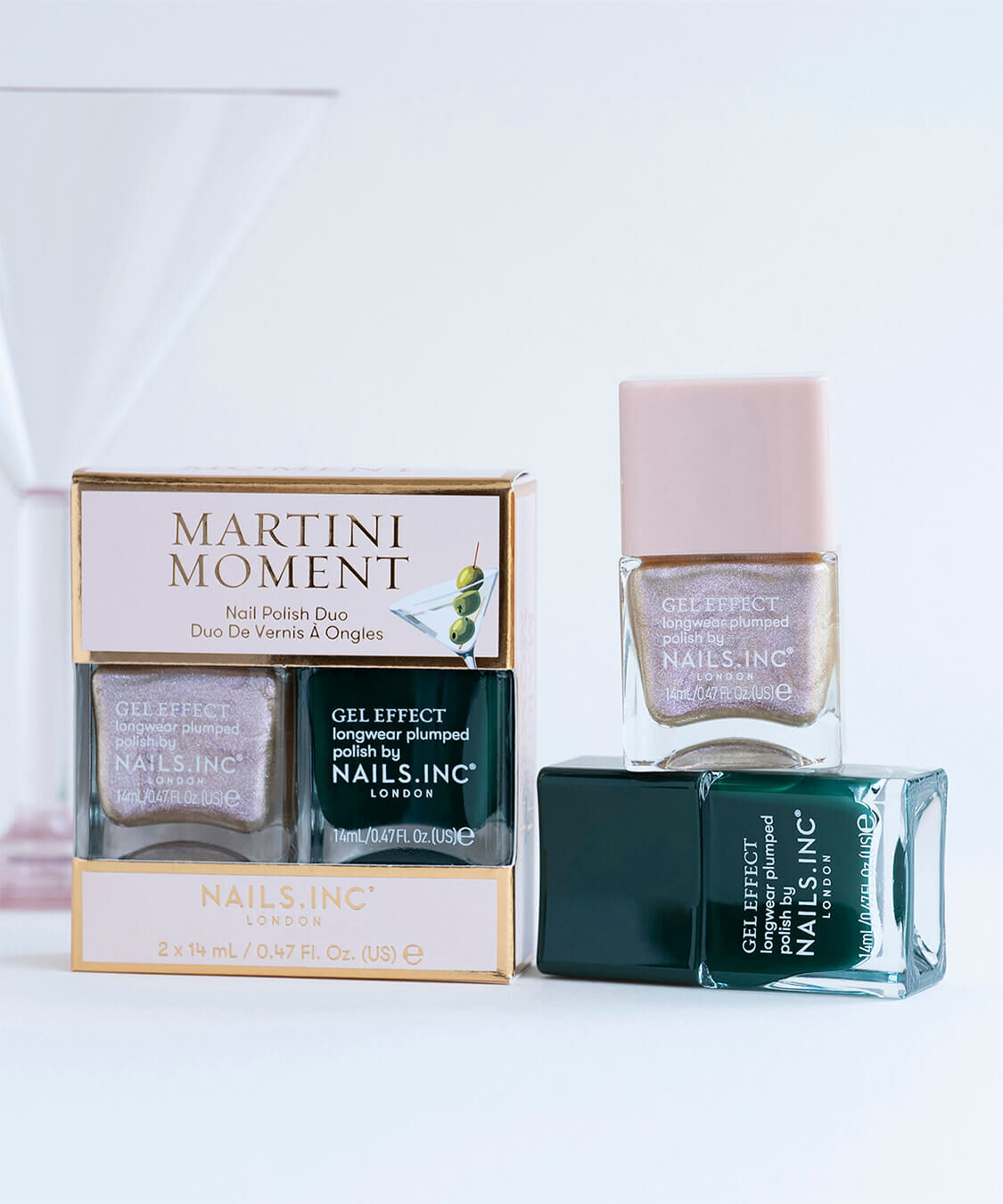NAILS INC「 GELEFFECT MARTINI MOMENT DUO」|ネイルカラー|