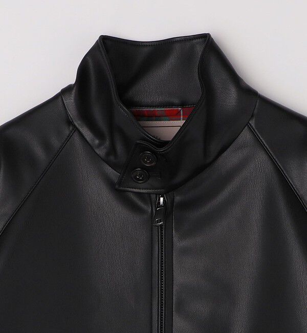 SHIPS「BARACUTA: G4 合成皮革 BOX JACKET」|ブルゾン・スタジャン|