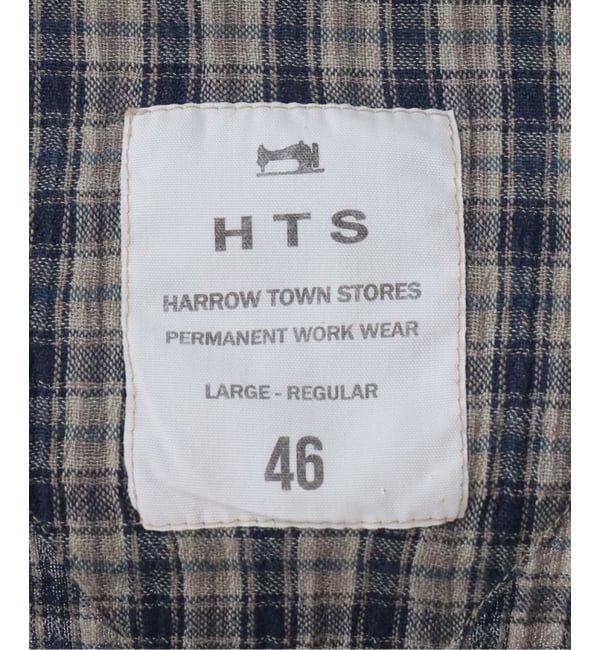journal standard luxe「【HTS】COTTON CHECK HENRY NECK」|シャツ・ブラウス|