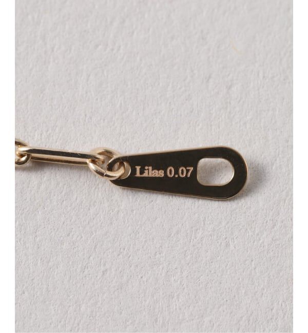 Lilas by Spick&Span「1粒ダイヤクリップチェーンネックレス K10」|ネックレス|