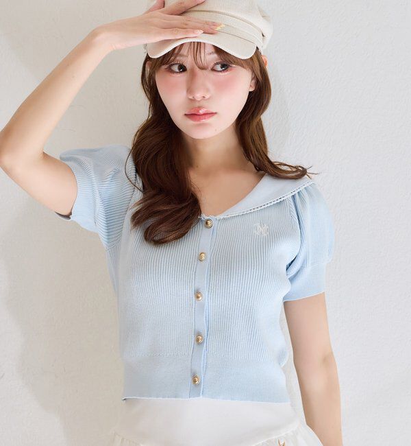  「チャーム付きティアードミニスカパン」|スカート|