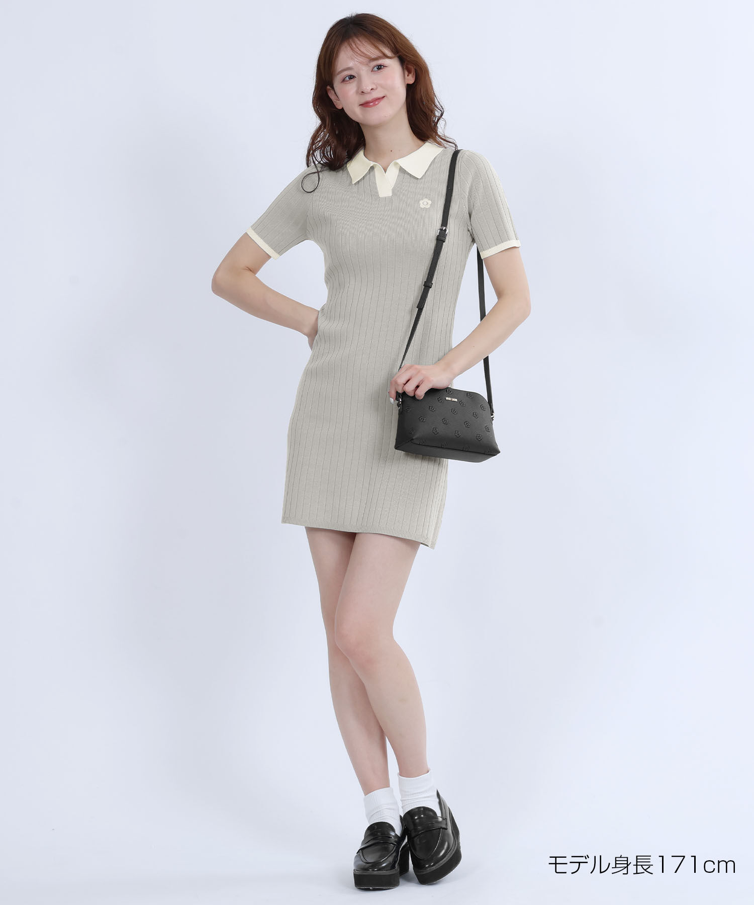 MARY QUANT「ワイドリブニット ワンピース」|ワンピース|