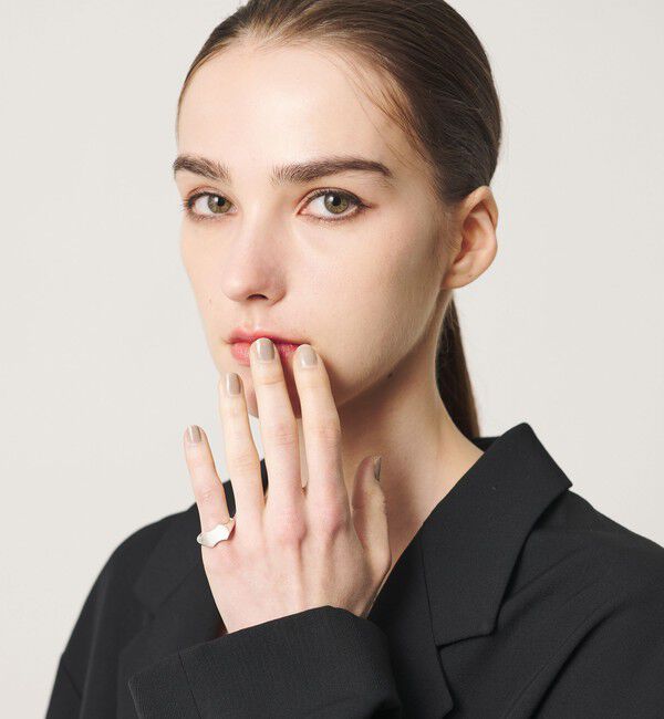 BEAUTY&YOUTH UNITED ARROWS「＜eoa＞オーヴァル ピンキー リング シルバー」|リング|