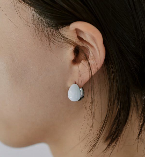  「ドロップモノトーンピアス」|ピアス|
