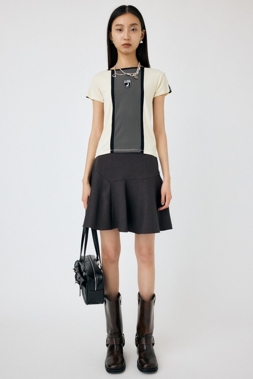 MOUSSY「TARTAN ASSYMMETRY ミニスカート」|スカート|