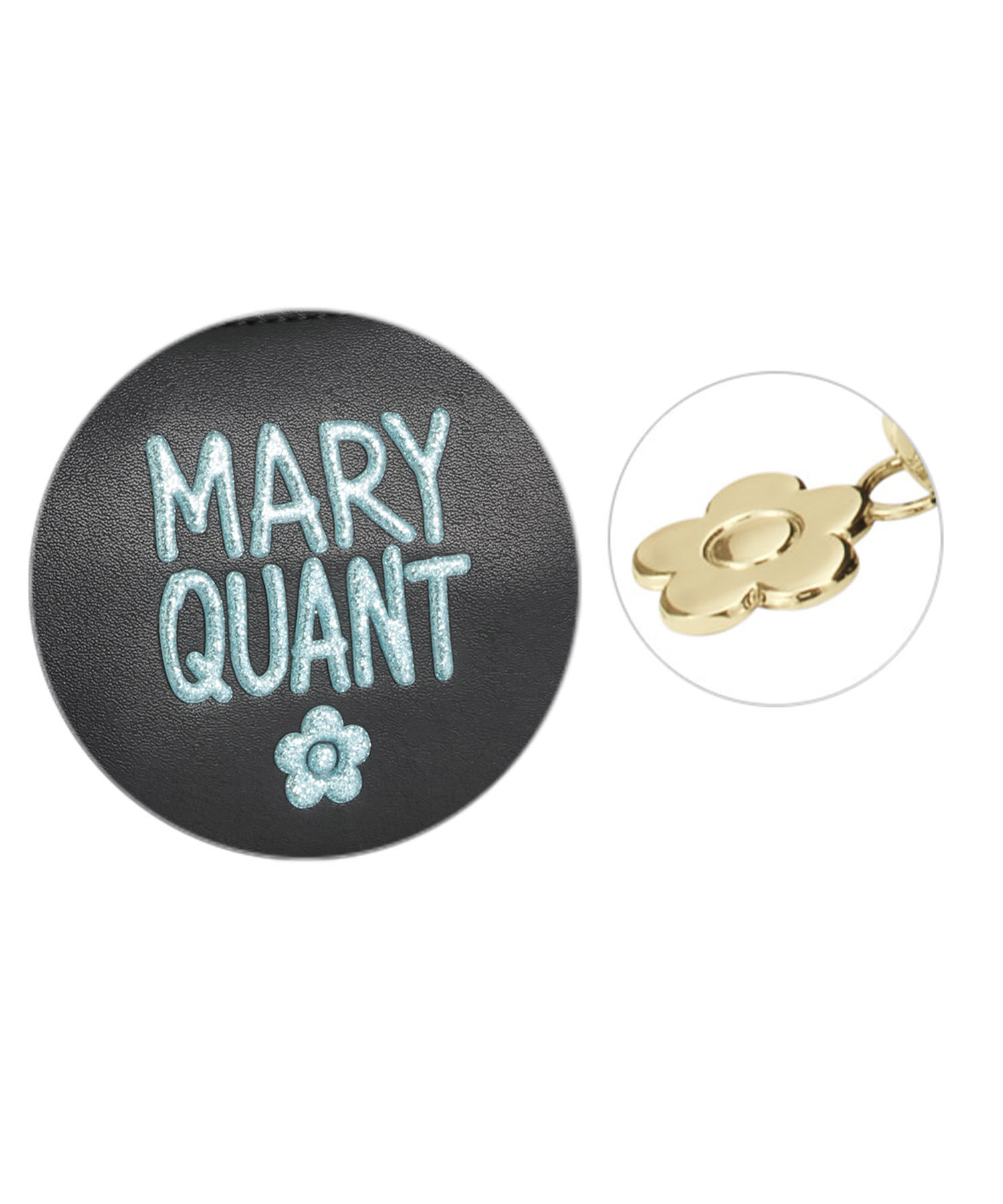MARY QUANT「グリッターペイントロゴ 舟型ペンケース」|ポーチ|