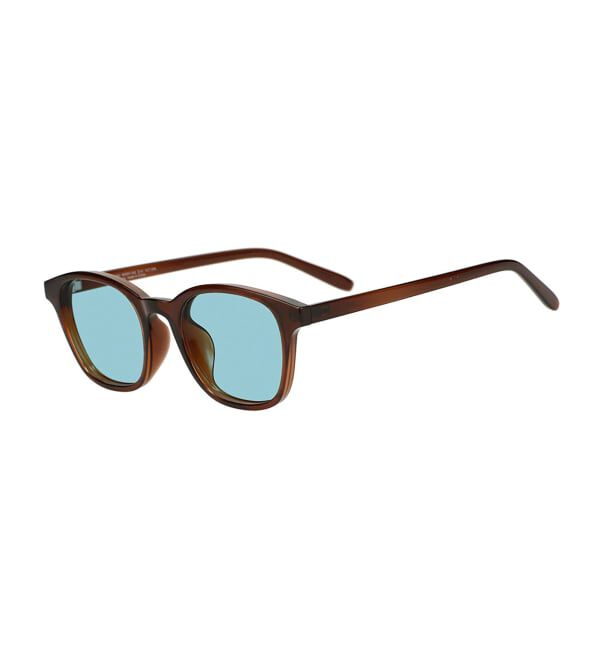  「SUNCUTGlasses/UV100%CUT ウェリントン型 サングラス | カラーレンズ 太縁フレーム  紫外線対策 UVカット」|サングラス|