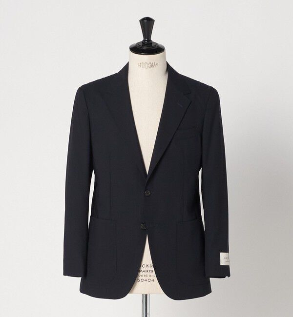 UNITED ARROWS green label relaxing「GLR CLOTH サマートロピカル 2B RG 2P ジャケット -通気性-」|テーラードジャケット|NAVY