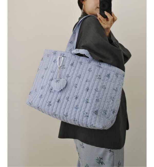 SLOBE IENA「《WEB限定/追加》Margaux Dereume &times; SLOBE キルティングトートバッグ」|トートバッグ|