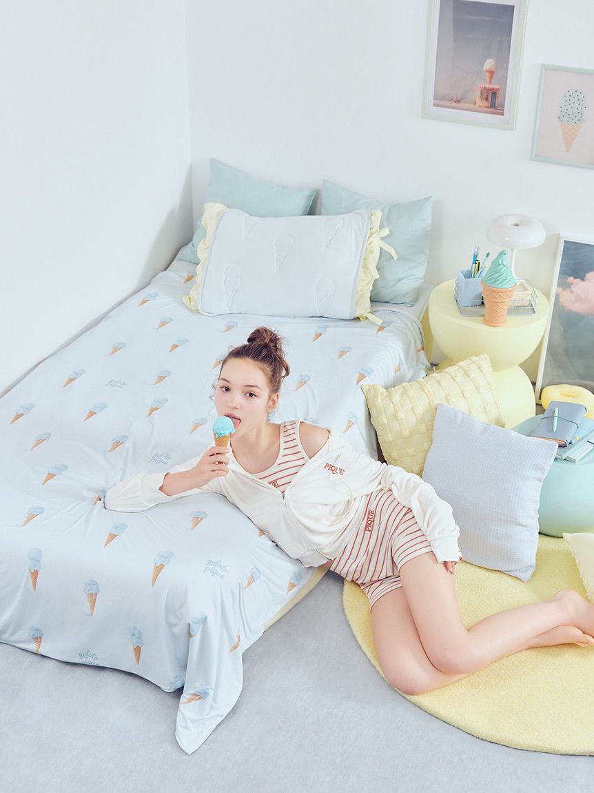 gelato pique Sleep「【Sleep】【接触冷感】【抗菌防臭】アイス柄   リバーシブルケット」|その他|