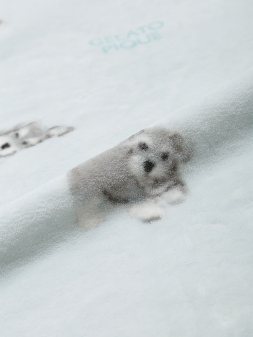 gelato pique Sleep「【Sleep】DOG柄コットン毛布」|その他|