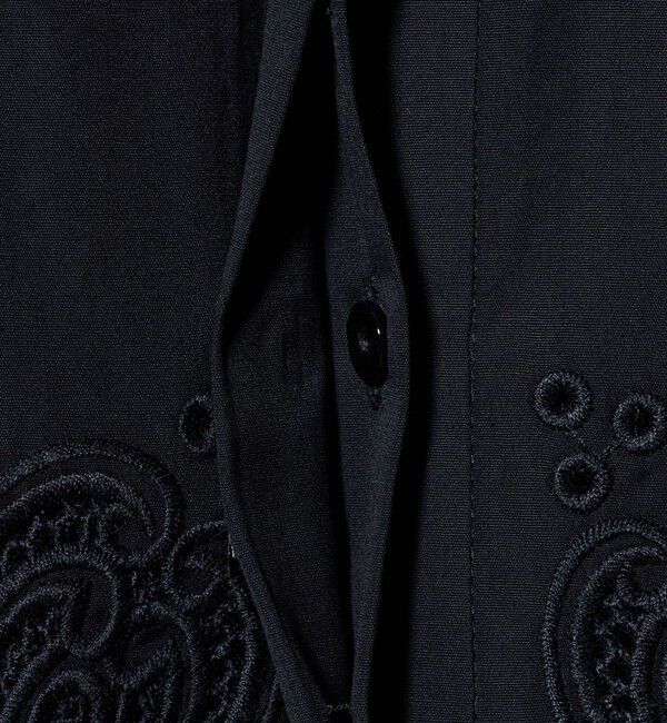 UNITED ARROWS「カットワーク シャツワンピース」|ワンピース|