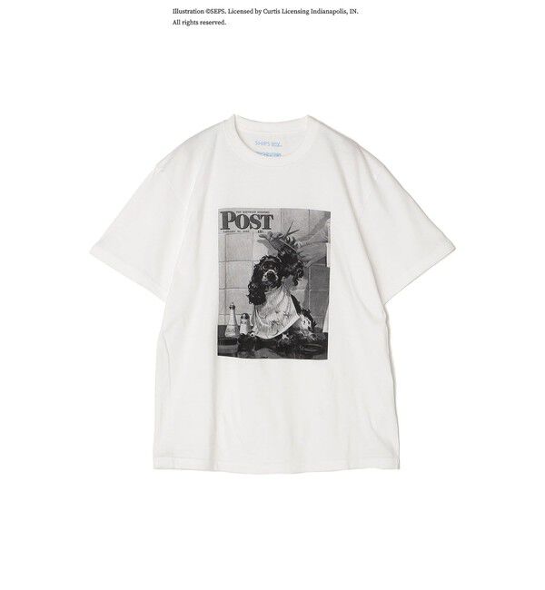 SHIPS any「SHIPS any: The Saturday Evening Post プリント Tシャツ◇」|Tシャツ・カットソー|