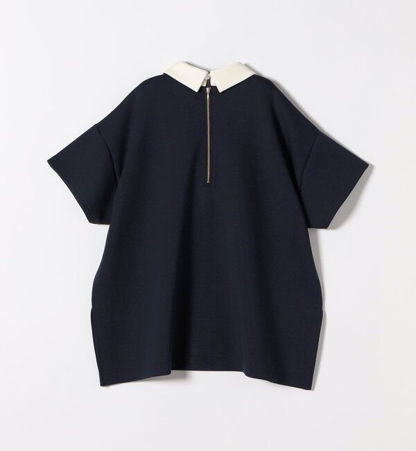 SHIPS any「《予約》SHIPS any:〈洗濯機可能〉バイカラー ショートスリーブ プルオーバー」|Tシャツ・カットソー|
