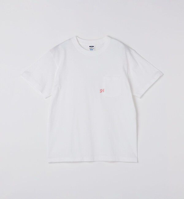SHIPS「【WEB限定】SHIPS: エンブロイダリー SHロゴ ポケット Tシャツ」|Tシャツ・カットソー|