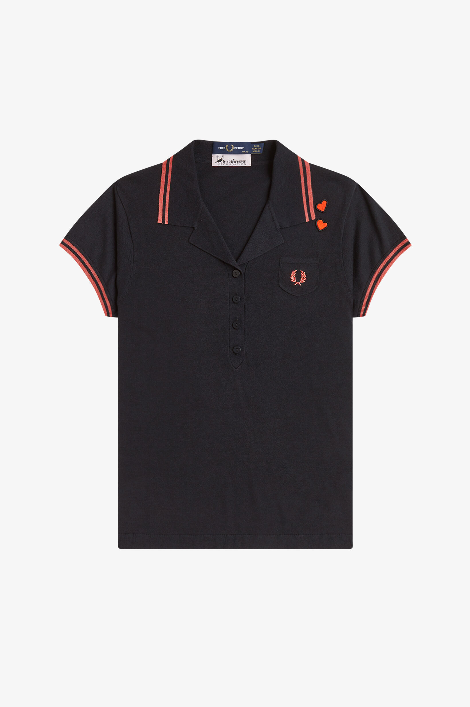 FRED PERRY 「Amy Winehouse Pocket Detail Knitted Shirt」|ポロシャツ|