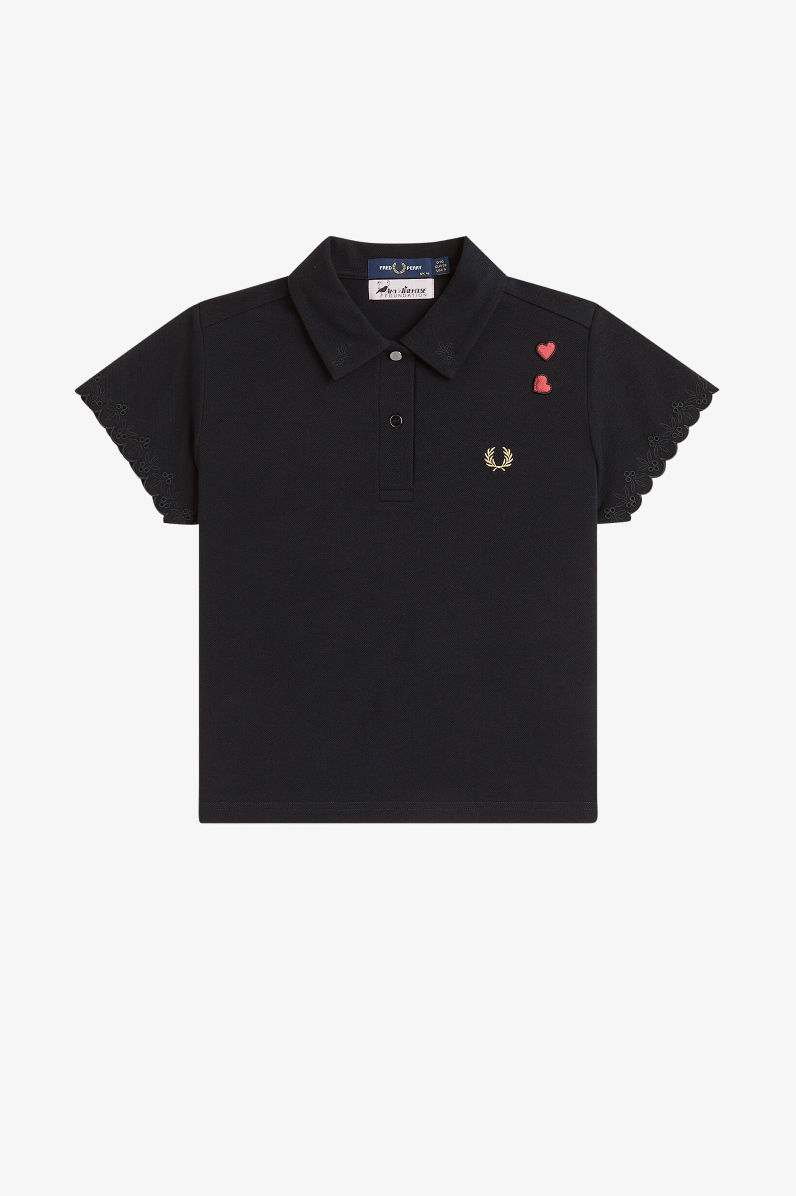 FRED PERRY 「Amy Winehouse Embroidered Detail Polo Shirt」|ポロシャツ|