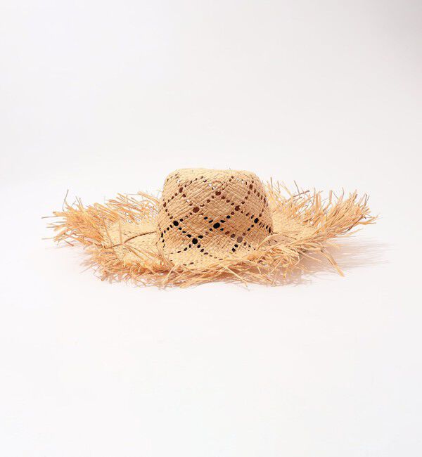 TOMORROWLAND GOODS「KIJIMA TAKAYUKI RAFFIA ARGYLE WIDE BRIM HAT ラフィアハット」|ストローハット|