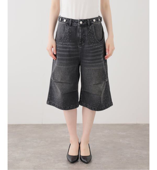 JOINT WORKS「ラインストーン デニムショーツ / J Rhine Stone Denim Shorts」|その他|