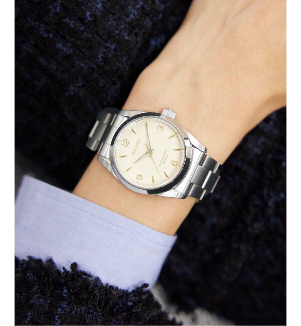 IENA「《WEB限定/追加5》SEIKO Exclusive HIROB*IENA(ivory)」|腕時計|シルバー