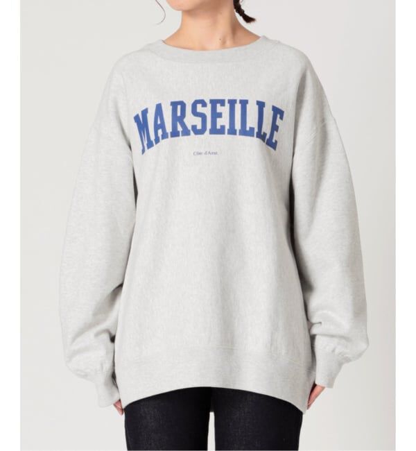SLOBE IENA「《WEB限定/追加2》MARSEILLE ロゴスウェット」|スウェット・ジャージ|