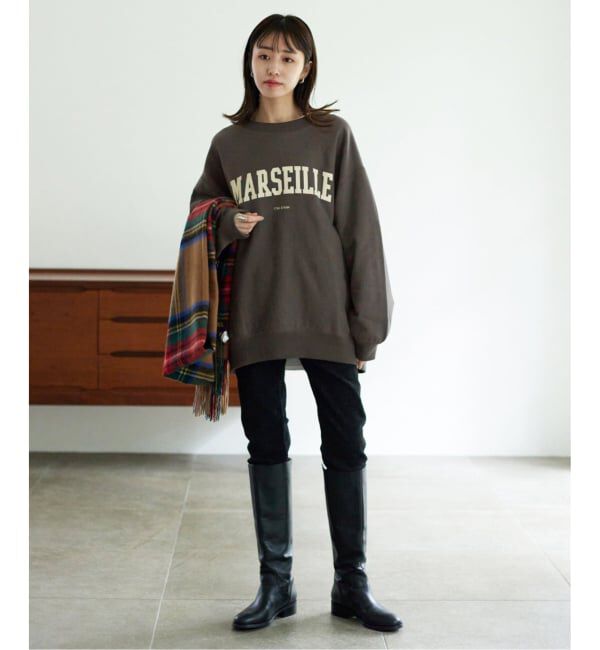 SLOBE IENA「《WEB限定/追加2》MARSEILLE ロゴスウェット」|スウェット・ジャージ|