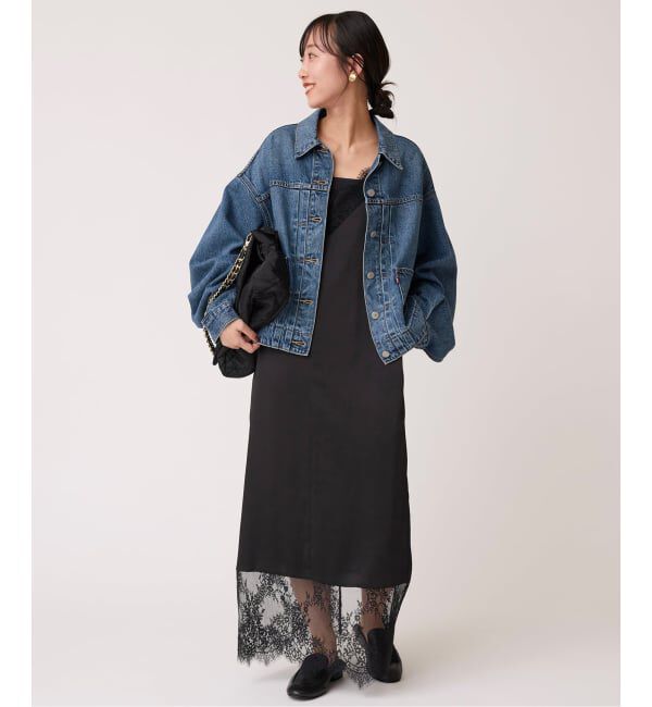 SLOBE IENA「《追加》Levi&rsquo;s/リーバイス SLOBE別注 BALLOON SLEEVE TRACKER デニムジャケット」|デニムジャケット|