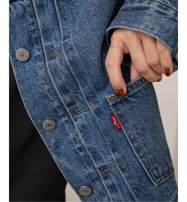 SLOBE IENA「《追加》Levi&rsquo;s/リーバイス SLOBE別注 BALLOON SLEEVE TRACKER デニムジャケット」|デニムジャケット|