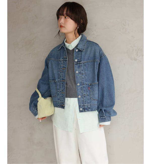 SLOBE IENA「《追加》Levi&rsquo;s/リーバイス SLOBE別注 BALLOON SLEEVE TRACKER デニムジャケット」|デニムジャケット|