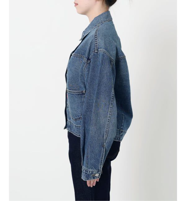 SLOBE IENA「《追加》Levi&rsquo;s/リーバイス SLOBE別注 BALLOON SLEEVE TRACKER デニムジャケット」|デニムジャケット|