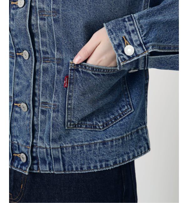 SLOBE IENA「《追加》Levi&rsquo;s/リーバイス SLOBE別注 BALLOON SLEEVE TRACKER デニムジャケット」|デニムジャケット|