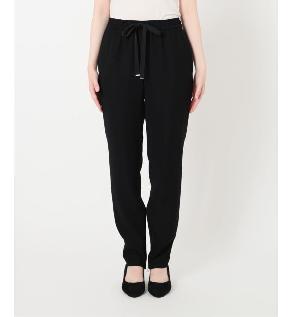 VERMEIL par iena「《追加3》ツイルストレッチスリムパンツ」|スラックス|
