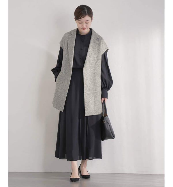 IENA「&NAVY シアーボウタイブラウス」|シャツ・ブラウス|