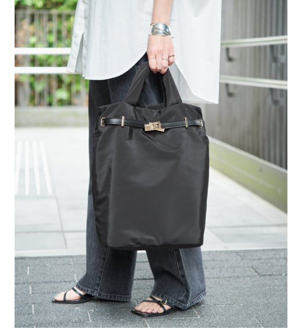 SLOBE IENA「《追加》SLOBE パッファートートバッグ」|トートバッグ|