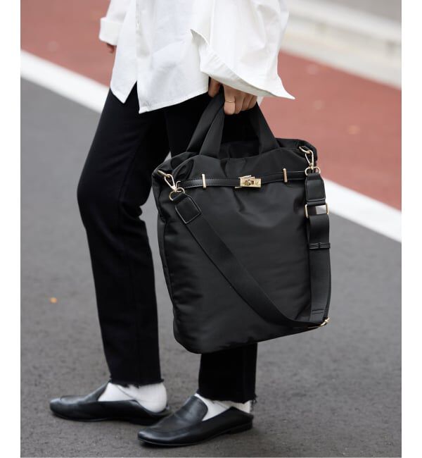 SLOBE IENA「《追加》SLOBE パッファートートバッグ」|トートバッグ|