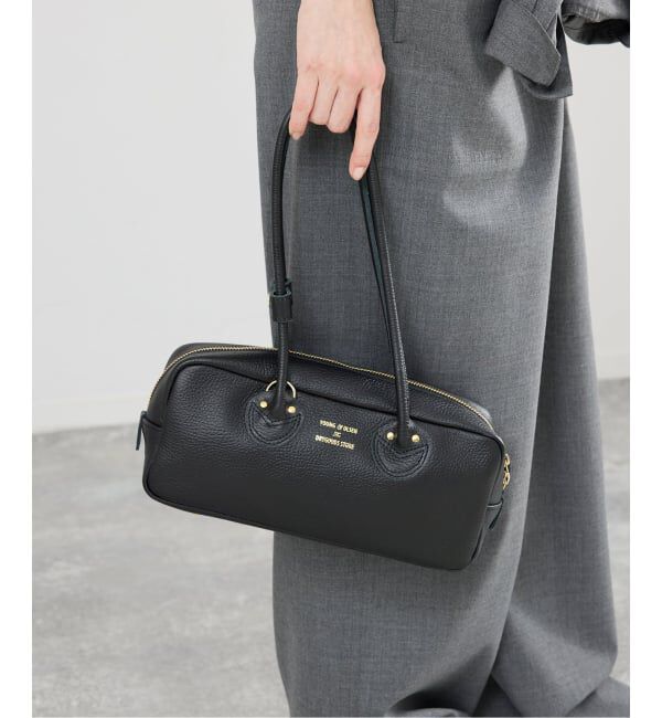 IENA「《WEB/一部店舗限定》YOUNG&OLSEN EMBOSSED LEATHER STUDENT S バッグ YO2601-GD005」|ボストンバッグ|