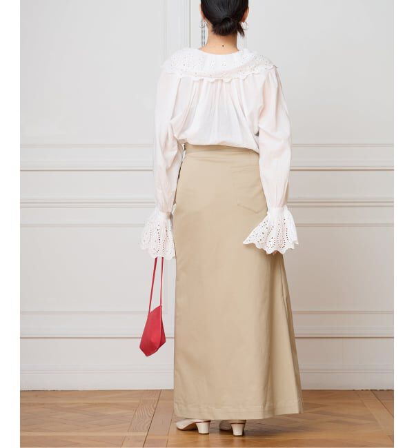 IENA LA BOUCLE「IENA LA BOUCLE シアーフリルブラウス」|シャツ・ブラウス|