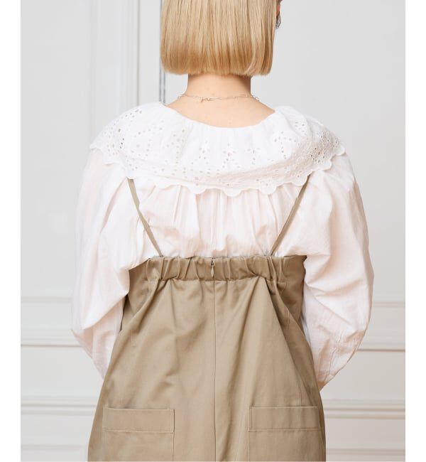IENA LA BOUCLE「IENA LA BOUCLE シアーフリルブラウス」|シャツ・ブラウス|