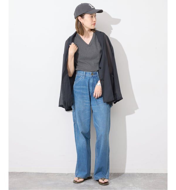 SLOBE IENA「《シリーズあり/12色展開》1dozen 汗染み防止Vネックノースリ」|Tシャツ・カットソー|