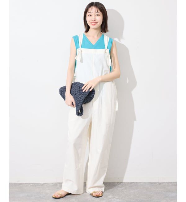 SLOBE IENA「《シリーズあり/12色展開》1dozen 汗染み防止Vネックノースリ」|Tシャツ・カットソー|