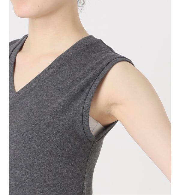 SLOBE IENA「《シリーズあり/12色展開》1dozen 汗染み防止Vネックノースリ」|Tシャツ・カットソー|