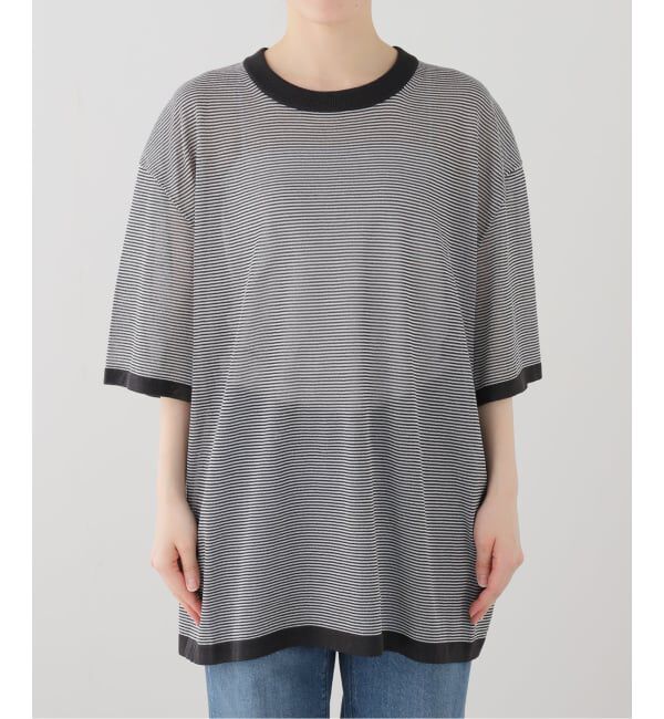 FRAMeWORK「KAYLE/ケイル　WASHI SHORT SLEEVE Tシャツ」|ニット・セーター|